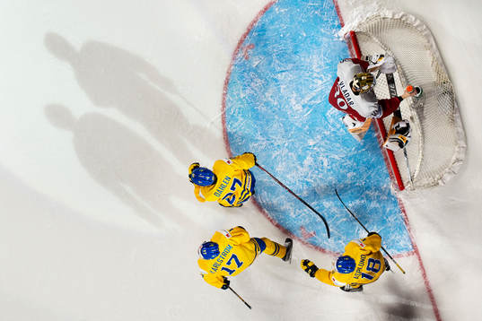Sveriges Jonathan Dahlén, Fredrik Karlström och Rasmus