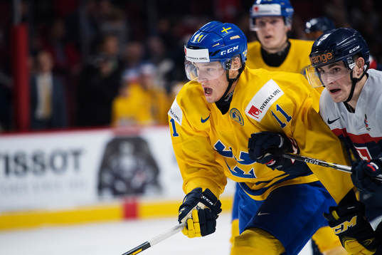 Sveriges Filip Ahl och Slovakiens Miroslav Struska