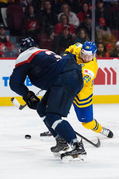 Sveriges Tim Söderlund skjuter in 6-3