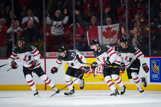 Kanadas Mathieu Joseph, Mitchell Stephens, Blake Speers och