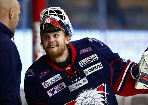 Linköpings målvakt Marcus Högberg