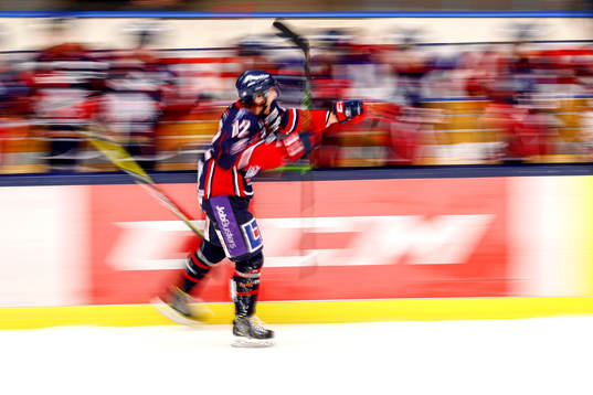 Linköpings Sebastian Karlsson jublar