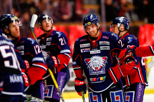 Linköpings Jonathan Rodensjö jublar