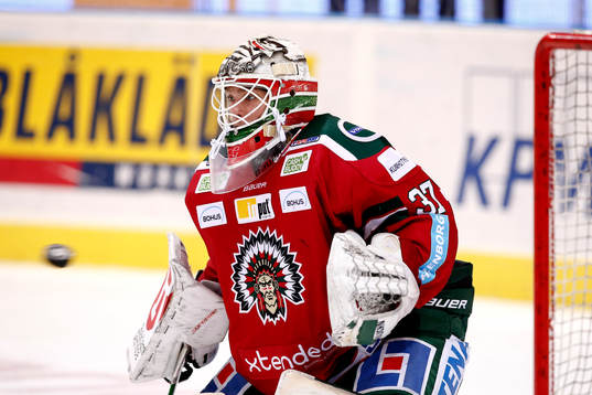 Frölundas målvakt Johan Gustafsson