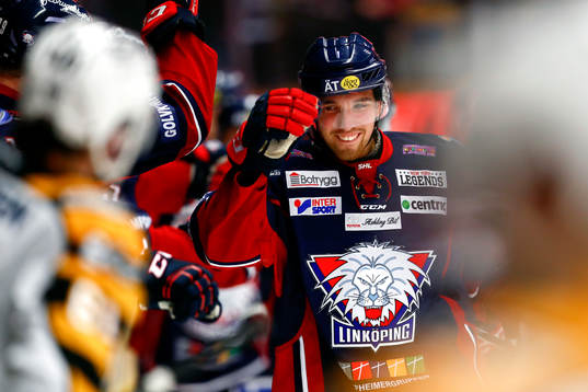 Linköpings Jonathan Rodensjö jublar