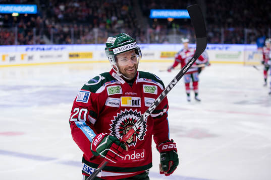 Frölundas Joel Lundqvist glad