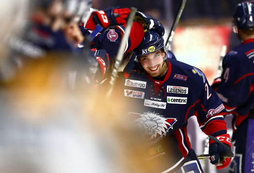 Linköpings Jonathan Rodensjö jublar