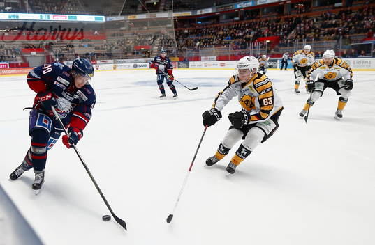 Linköpings Ken Andre Olimb och Skellefteås Sebastian Aho