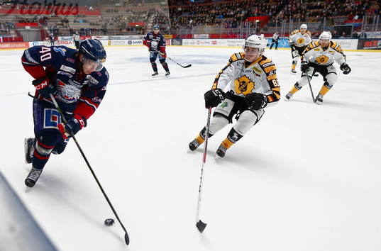 Linköpings Ken Andre Olimb och Skellefteås Sebastian Aho
