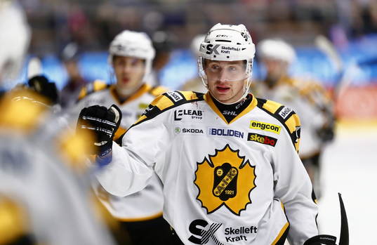 Skellefteås Adam Pettersson jublar