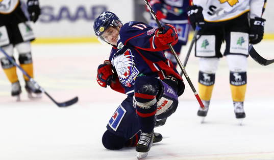 Linköpings Henrik Törnqvist jublar