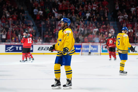 Sveriges Oliver Kylington deppar