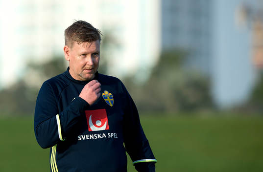 Sveriges assisterande tränare Peter Wettergren