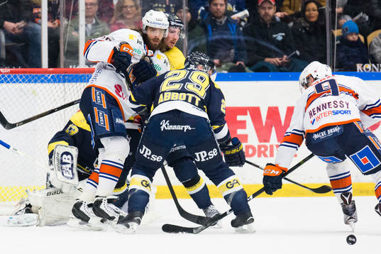 Växjös Ville Leino och Växjös Josh Hennessy