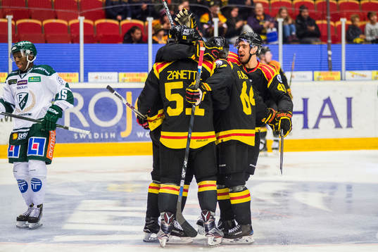 Brynäs Oskar Lindblom , Marc Zanetti, Jesper Jensen och