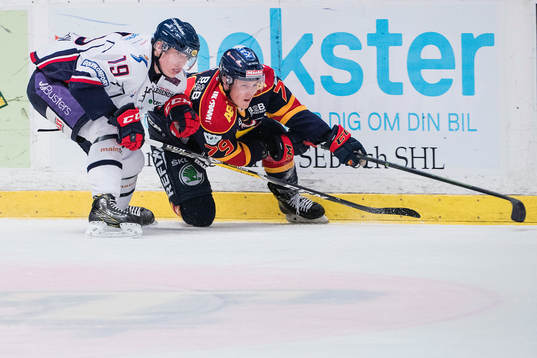 Linköpings Petter Hansson och Djurgårdens Patrik Lundh
