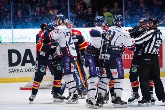 Djurgårdens Alexander Falk i bråk med Linköpings Niklas