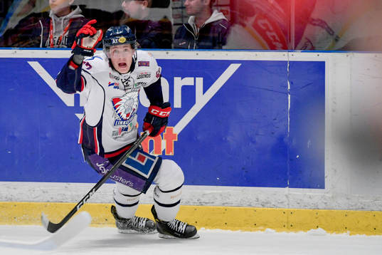 Linköpings Henrik Törnqvist jublar