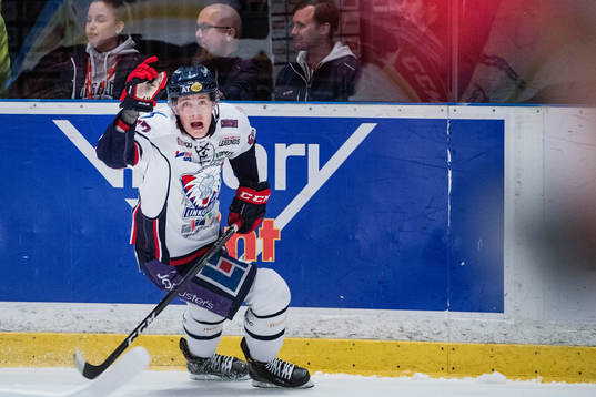 Linköpings Henrik Törnqvist jublar