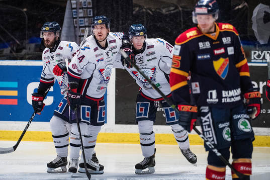 Linköpings Anssi Salmela och Fredric Andersson jublar