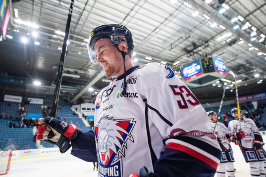 Linköpings Eddie Larsson jublar