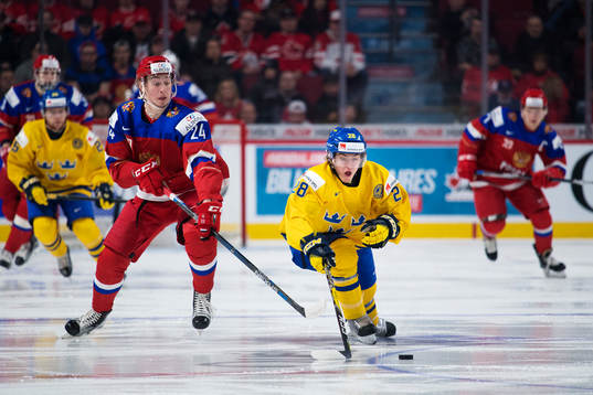 Rysslands Mikhail Vorobyov ovh Sveriges Andreas Wingerli