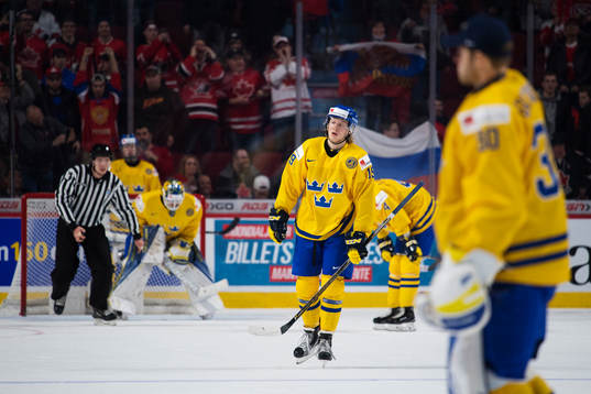 Sveriges Alexander Nylander deppar