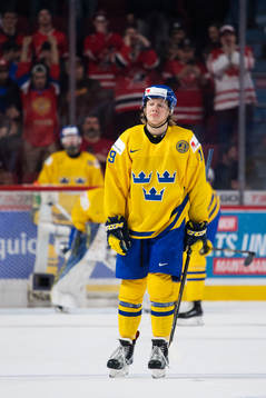 Sveriges Alexander Nylander deppar