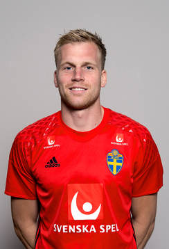 Sveriges målvakt Peter Abrahamsson