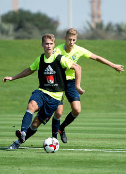 Sveriges Sebastian Andersson och Filip Degerstål