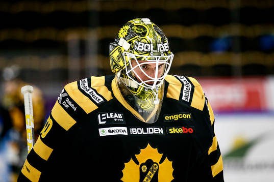 Skellefteås målvakt Gustaf Lindvall