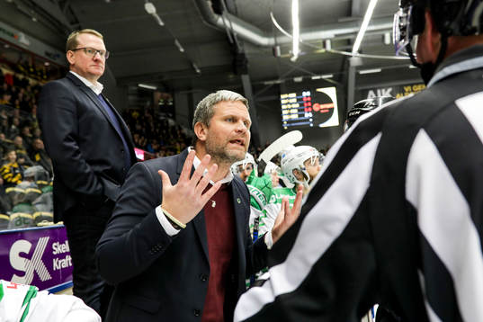 Rögles assisterande tränare Magnus Bogren och
