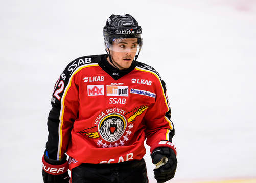 Luleås Oscar Engsund deppar