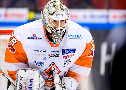 Karlskronas målvakt Johannes Jönsson