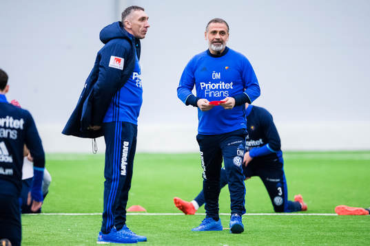 Djurgårdens assisterande tränare Ivan Ristic och tränare