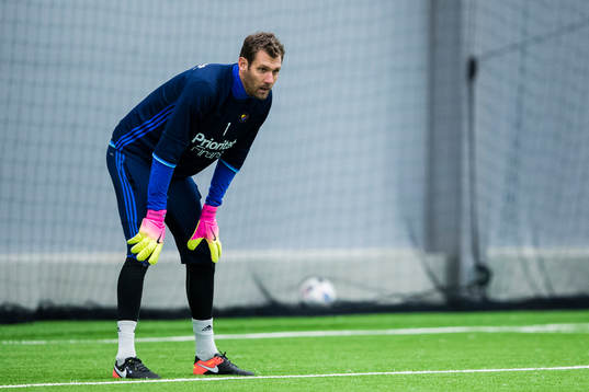 Djurgårdens målvakt Andreas Isaksson