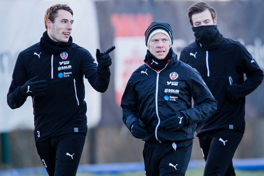 Helsingborgs Frederik Helstrup Jensen och Andreas Landgren