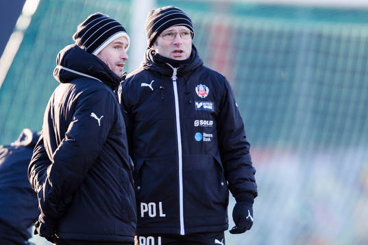 Helsingborgs assisterade tränare Christoffer Andersson och