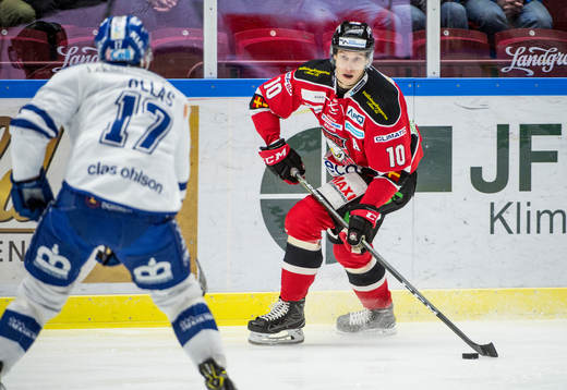 Leksands Jesper Ollas mot Malmö Redhawks Robin Alvarez