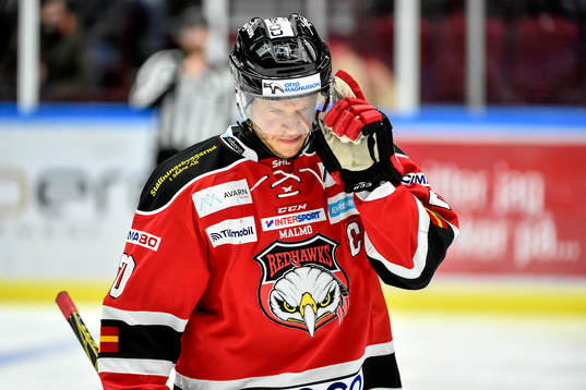 Malmö Redhawks Erik Forssell deppar
