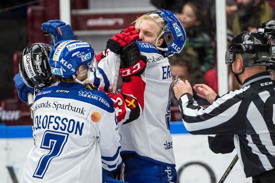 Malmö Redhawks Nichlas Hardt i bråk med Leksands Johan