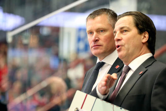 170106 Örebros tränare Niklas Sundblad och assiterande