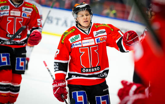 Örebros Daniel Viksten gör 1-0  och jublar