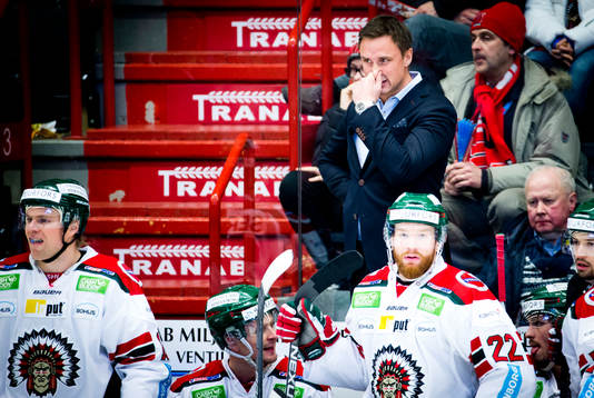 Frölundas tränare Roger Rönnberg