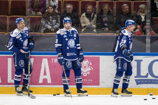 Leksands Jesper Ollas och Markus Lauridsen och Tobias