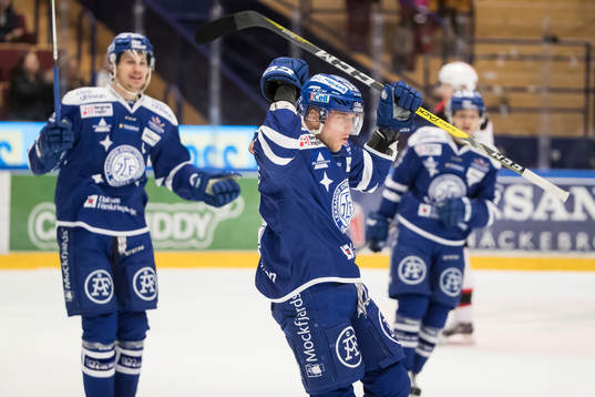 Leksands Ben Youds jublar