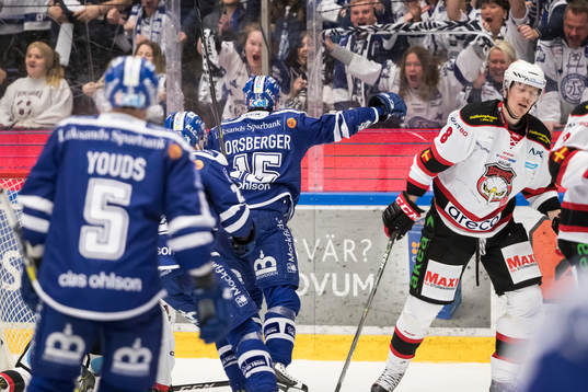 Leksands Johan Porsberger jublar