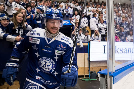 Leksands Joe Piskula utsedd till matchens krigare i