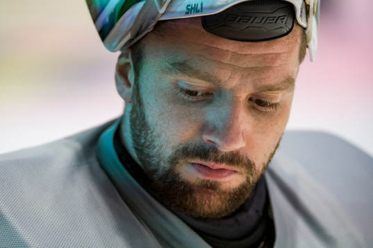 Färjestads målvakt Lars Haugen