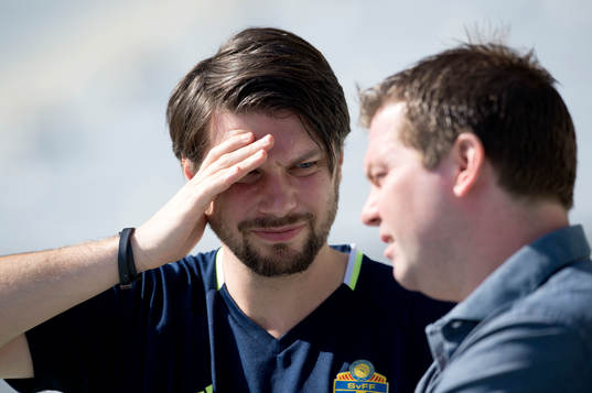 Sveriges Daniel Ekvall och Jens Gustafsson